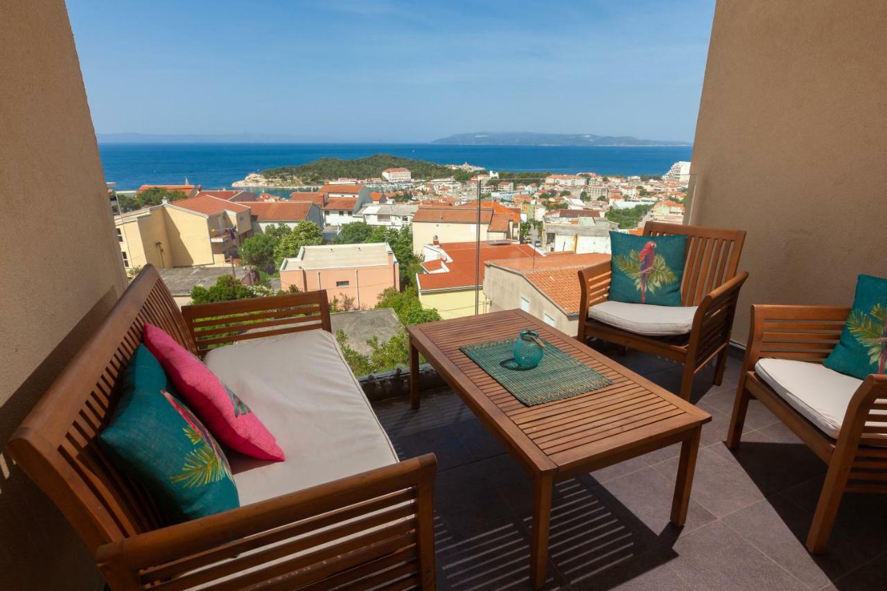 Appartement Anicas Panoramic Sea Weue à Makarska Extérieur photo